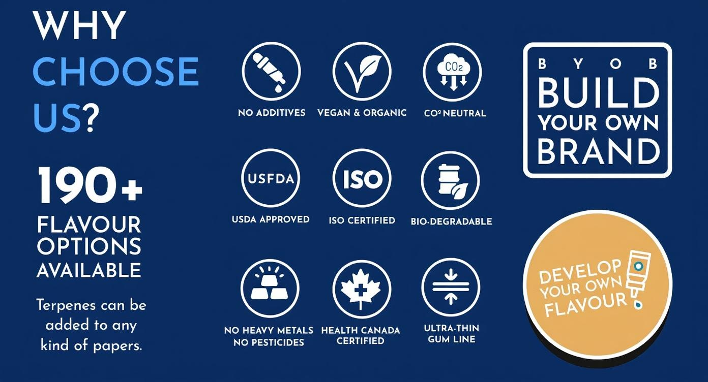 109mm Refined White Pre-Rolled Cones w/ 19mm Plain White Filter Tip (M/W) -  [800 Cones per Box]