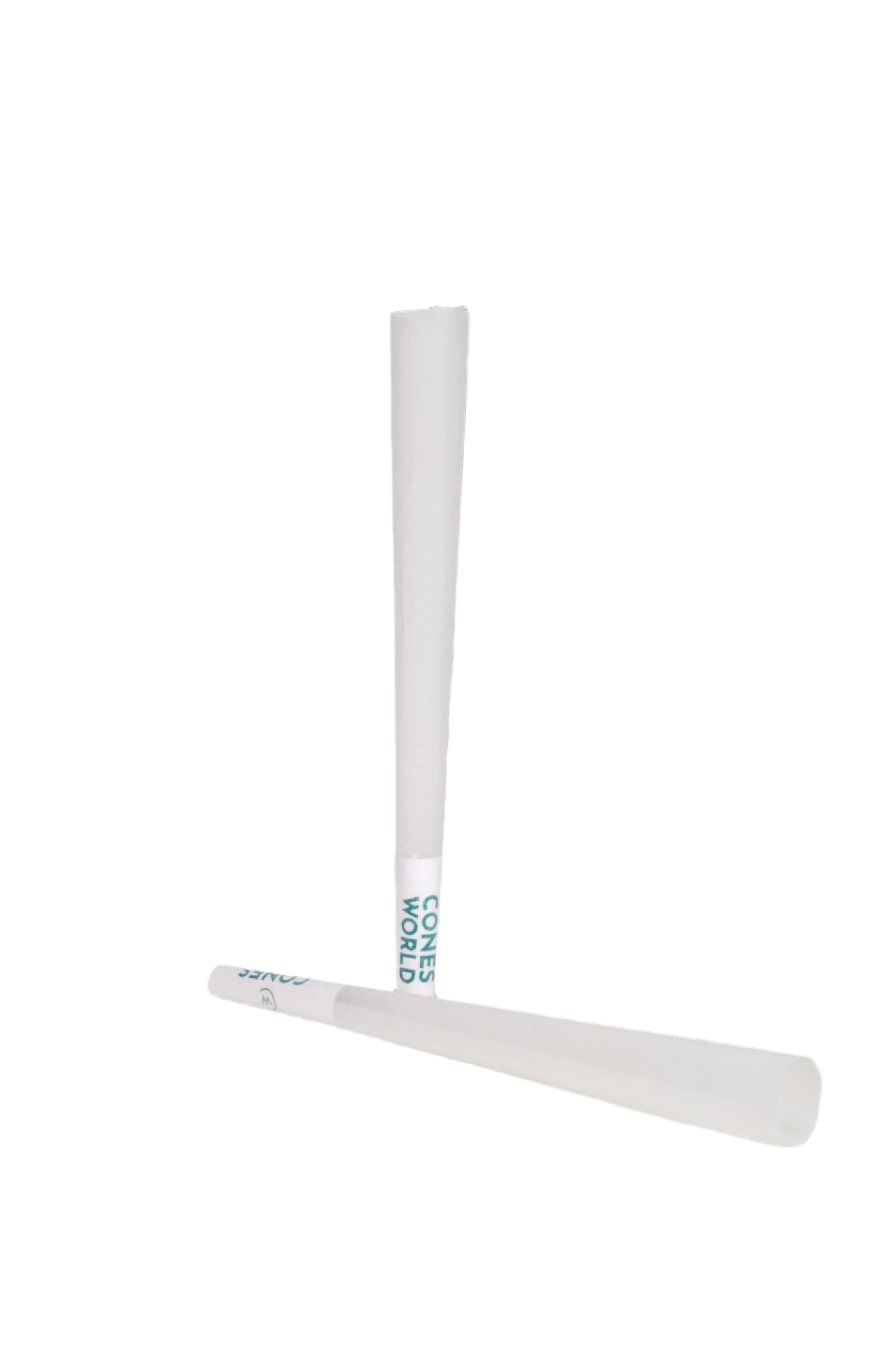 109mm Refined White Pre-Rolled Cones w/ 19mm Plain White Filter Tip (M/W) -  [800 Cones per Box]