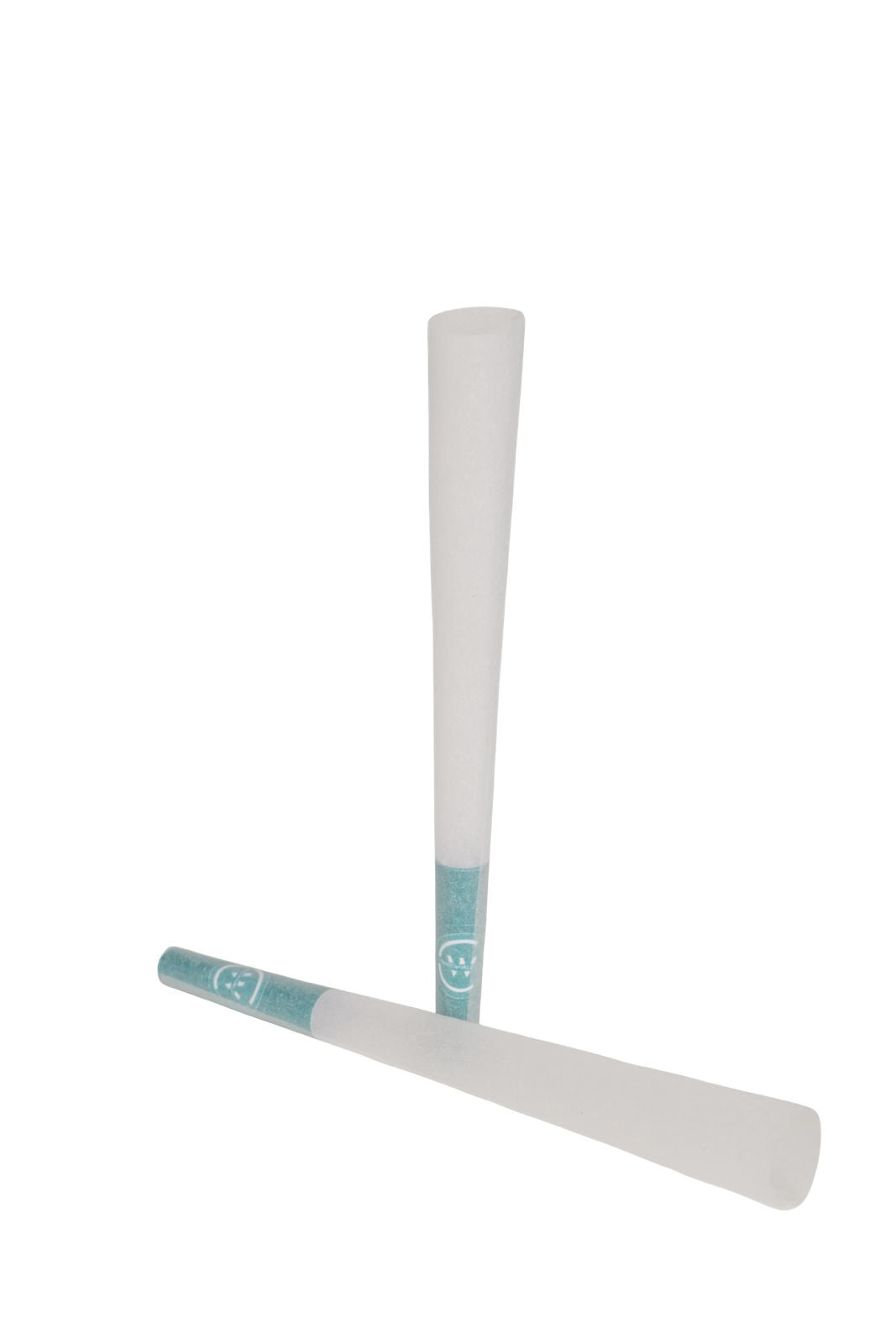 84 mm Refined White Pre-Rolled Cones w/ 26 mm Conical Wooden Tip -  [250 Cones per Box]