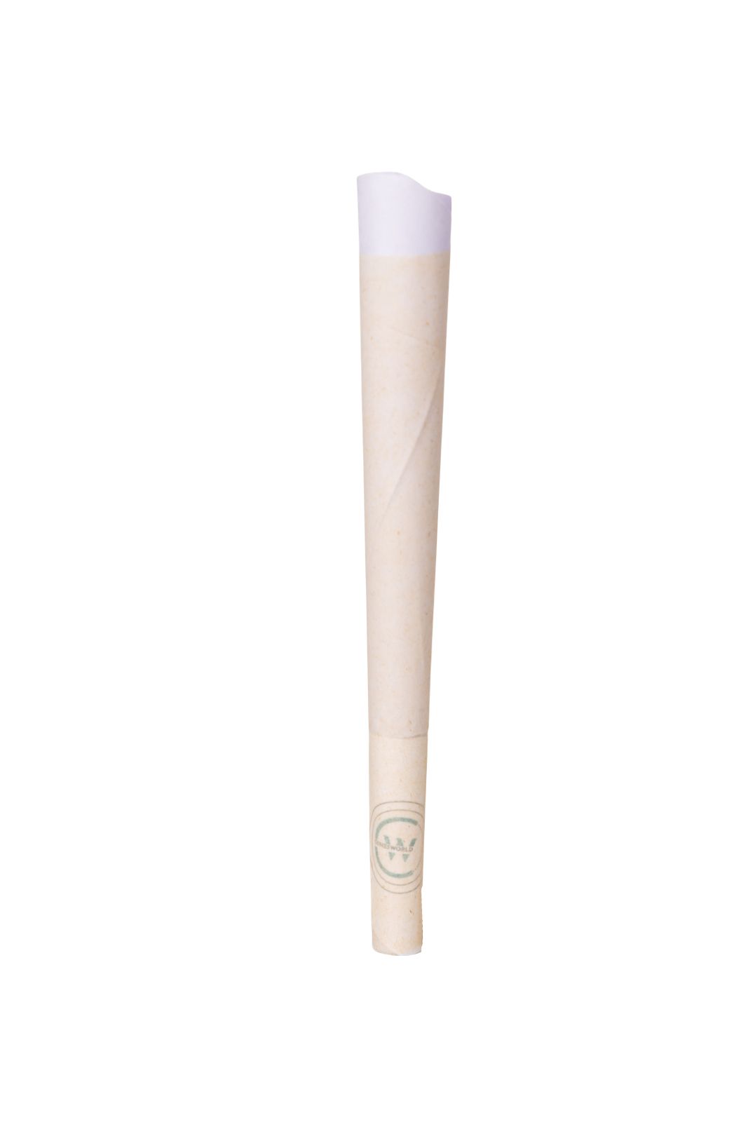 98 mm Unrefined Organic Hemp Pre-Rolled Cones with 26 mm Plain White/Brown Filter Tip