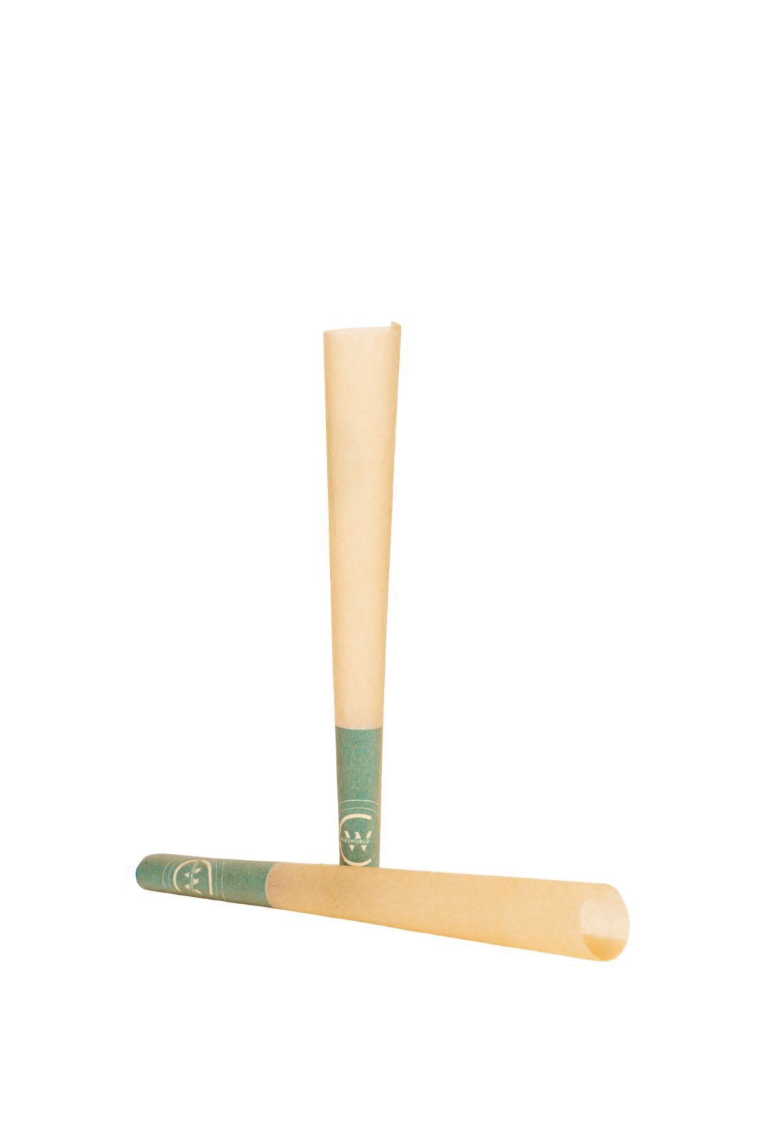 84 mm Unrefined Brown Pre-Rolled Cones w/ 21mm Plain White Filter Tip (M/W) -  [800 Cones per Box]