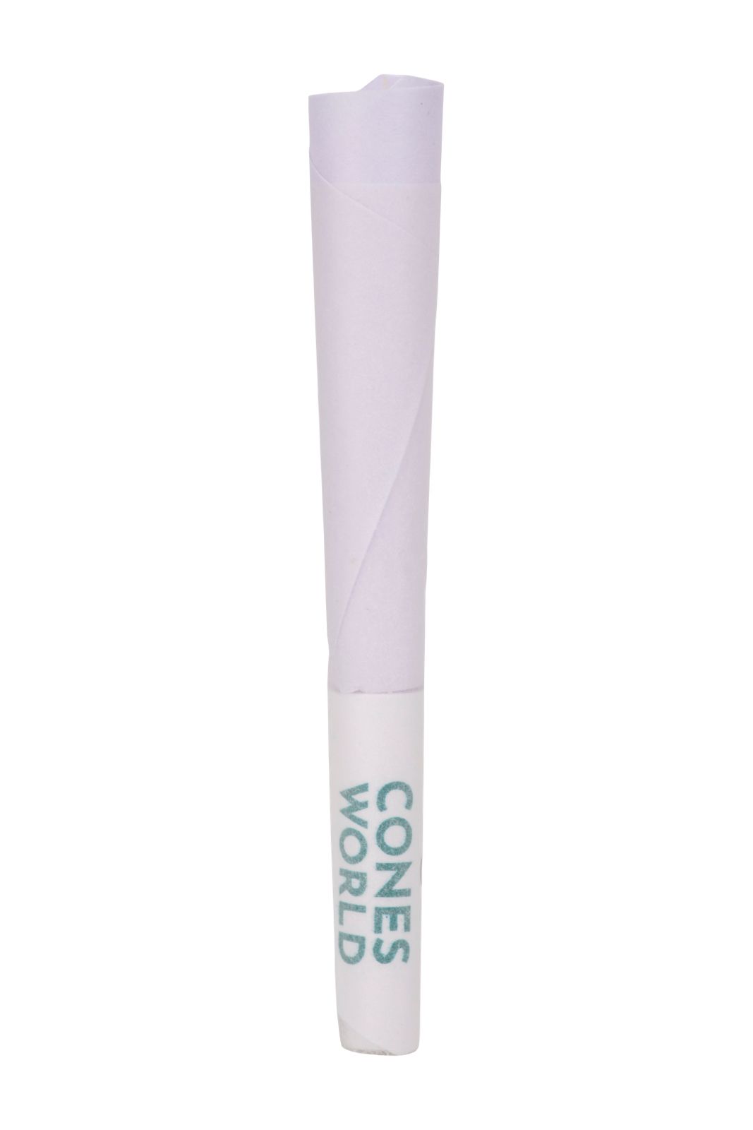 70 mm Refined White Pre-Rolled Cones w/ 26 mm Conical Wooden Tip -  [250 Cones per Box]