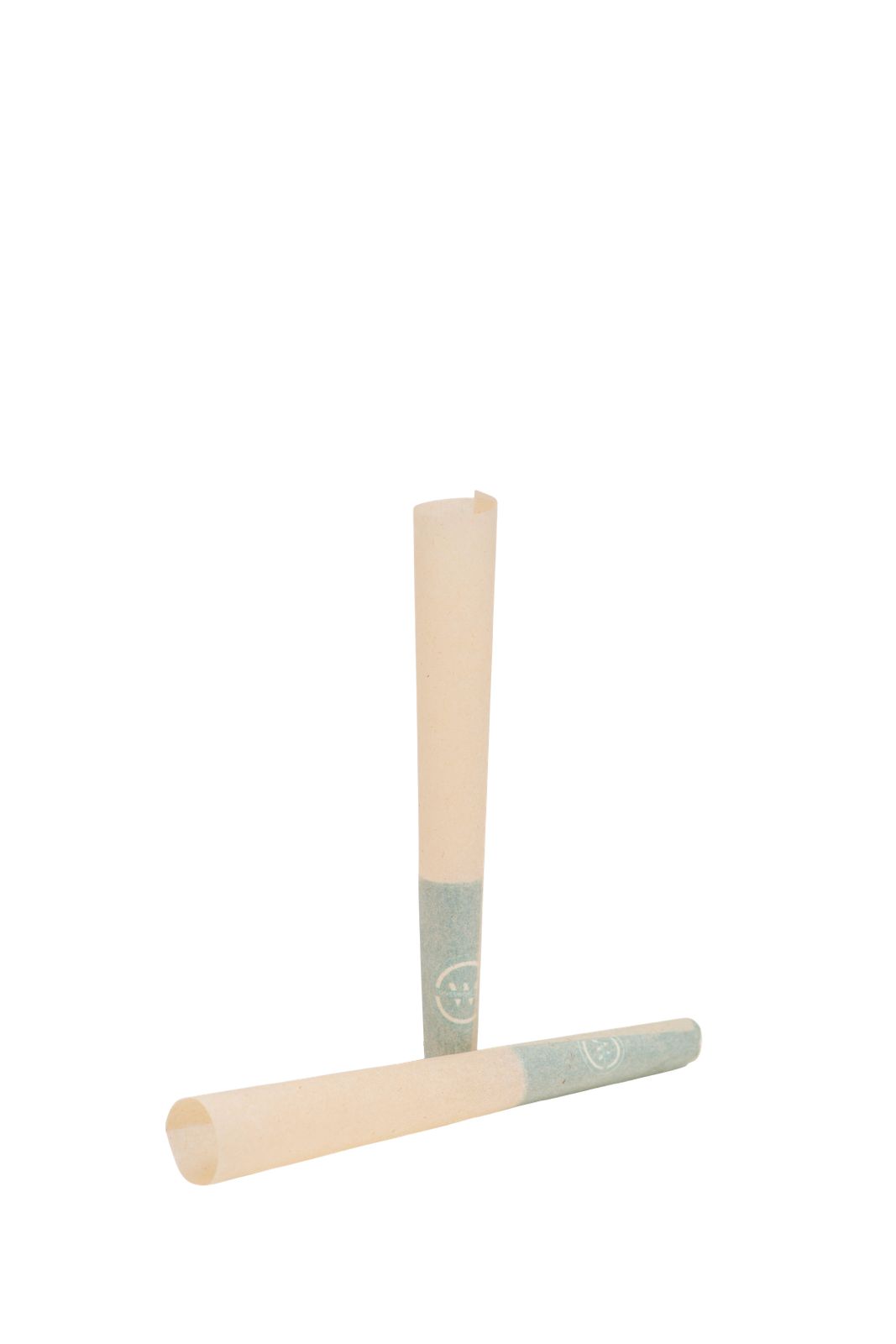 70 mm Unrefined Organic Hemp Pre-Rolled Cones w/ 26 mm Conical Wooden Tip -  [250 Cones per Box]