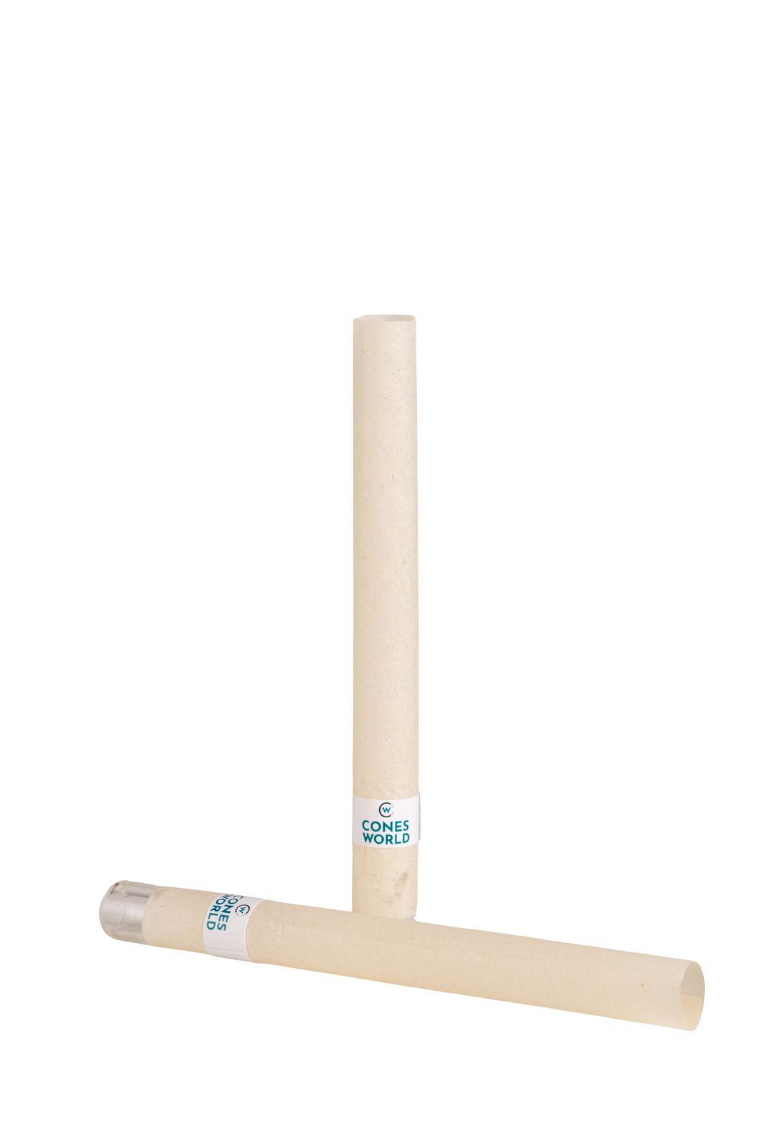 84 mm Unrefined Organic Hemp Artisinal Pre-Rolled Tubes w/ Glass Filter Tip -  [250 Tubes per Box]