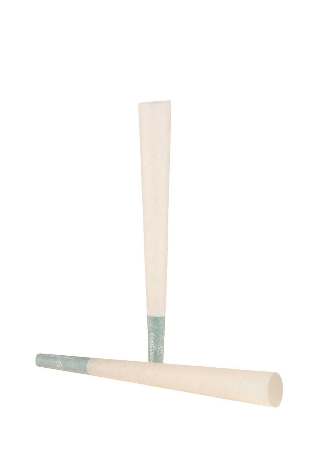 84 mm Unrefined Organic Hemp Pre-Rolled Cones w/ 26 mm Conical Wooden Tip -  [250 Cones per Box]