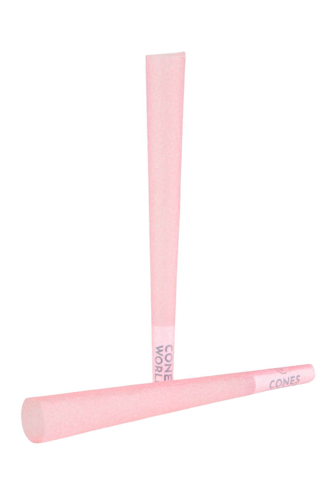 109 mm Pink Paper Pre-Rolled Cones w/ 26 mm Conical Wooden Tip -  [250 Cones per Box]