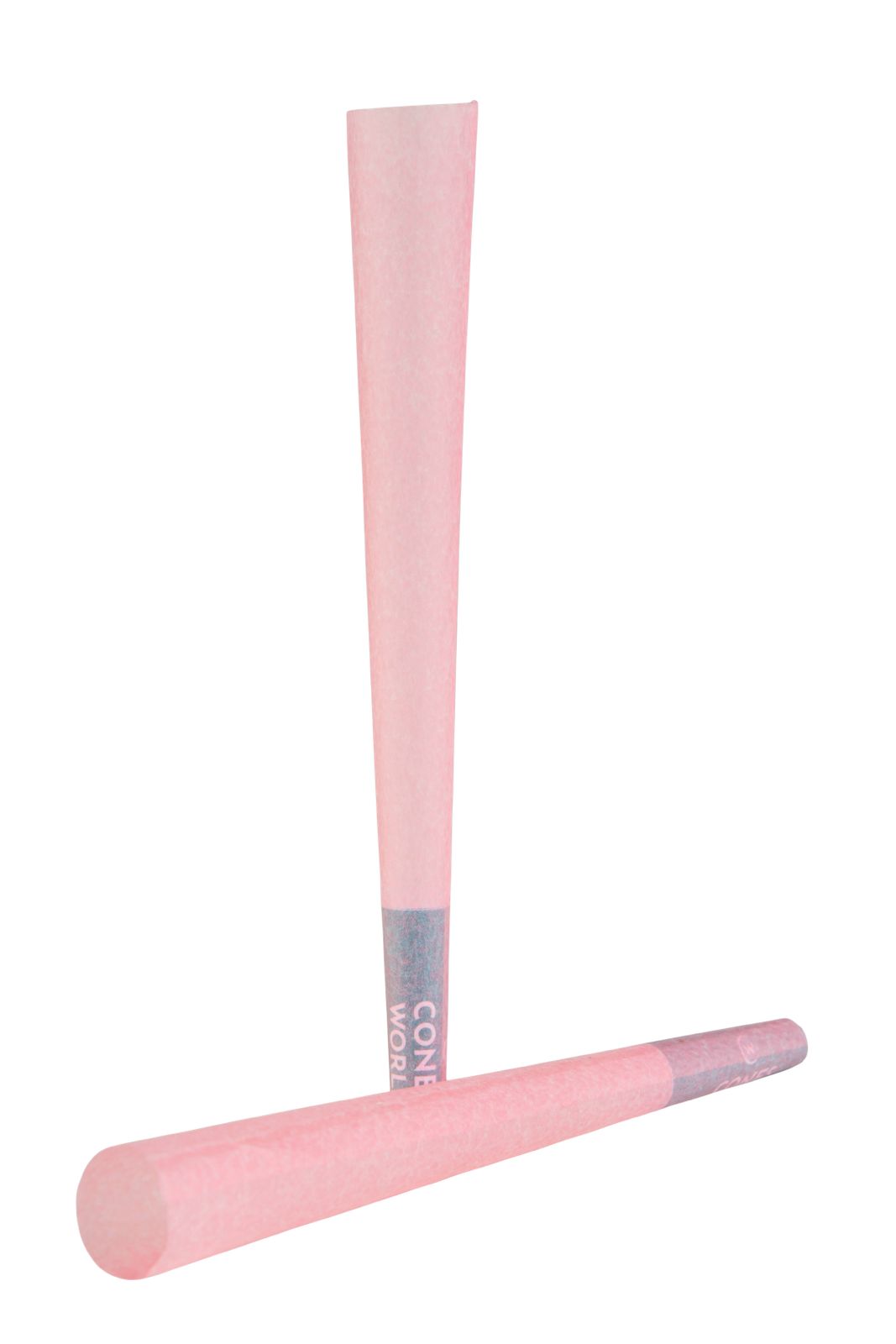109 mm Pink Paper Pre-Rolled Cones w/ 26 mm Conical Wooden Tip -  [250 Cones per Box]