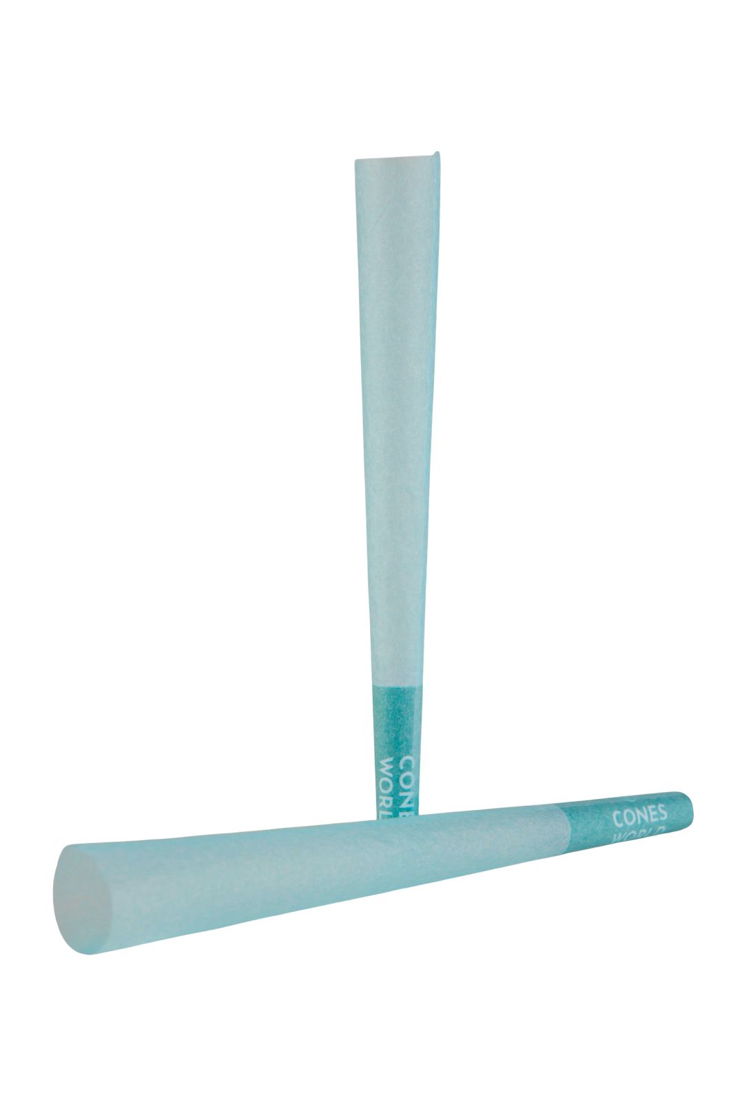 109 mm Blue Paper Pre-Rolled Cones w/ 26 mm Plain White Filter Tip (M/W) -  [800 Cones per Box]