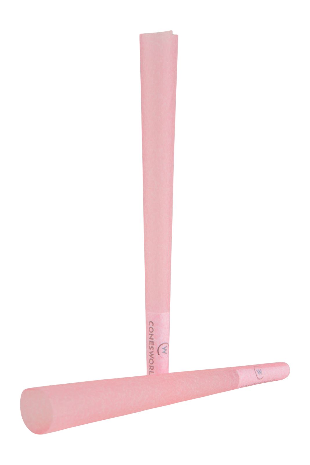 109 mm Pink Paper Pre-Rolled Cones w/ 26 mm Plain White Filter Tip (M/W) -  [800 Cones per Box]