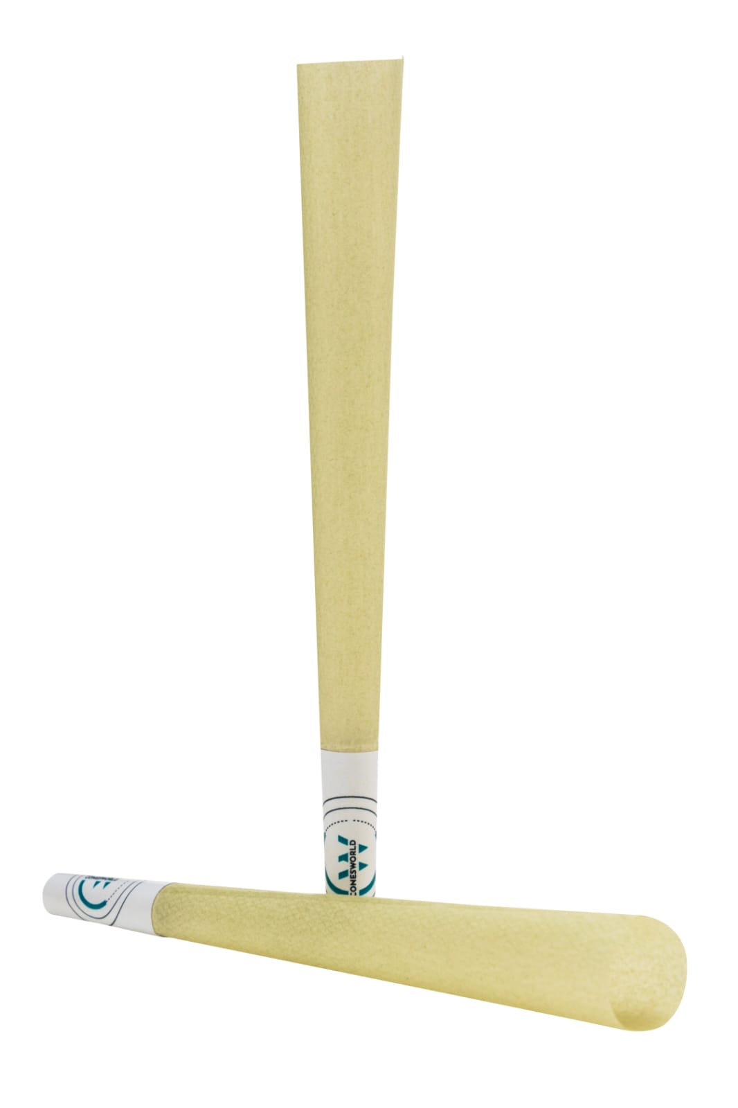 109 mm Green Paper Pre-Rolled Cones w/ 26 mm Plain White Filter Tip (M/W) -  [800 Cones per Box]