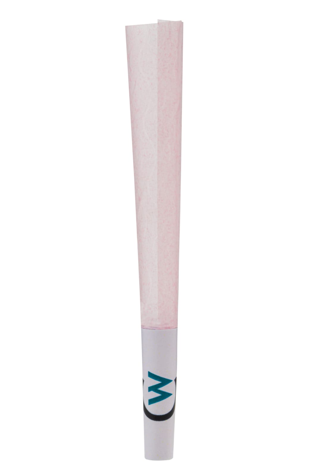 98 mm Reefer Style Pink Paper Pre-Rolled Cones with 26 mm Plain White Filter Tip