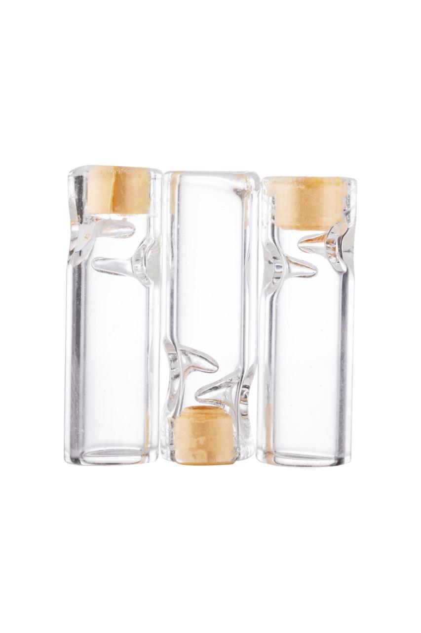 84 mm Refined White Artisinal Pre-Rolled Tubes w/ Glass Filter Tip -  [250 Tubes per Box]