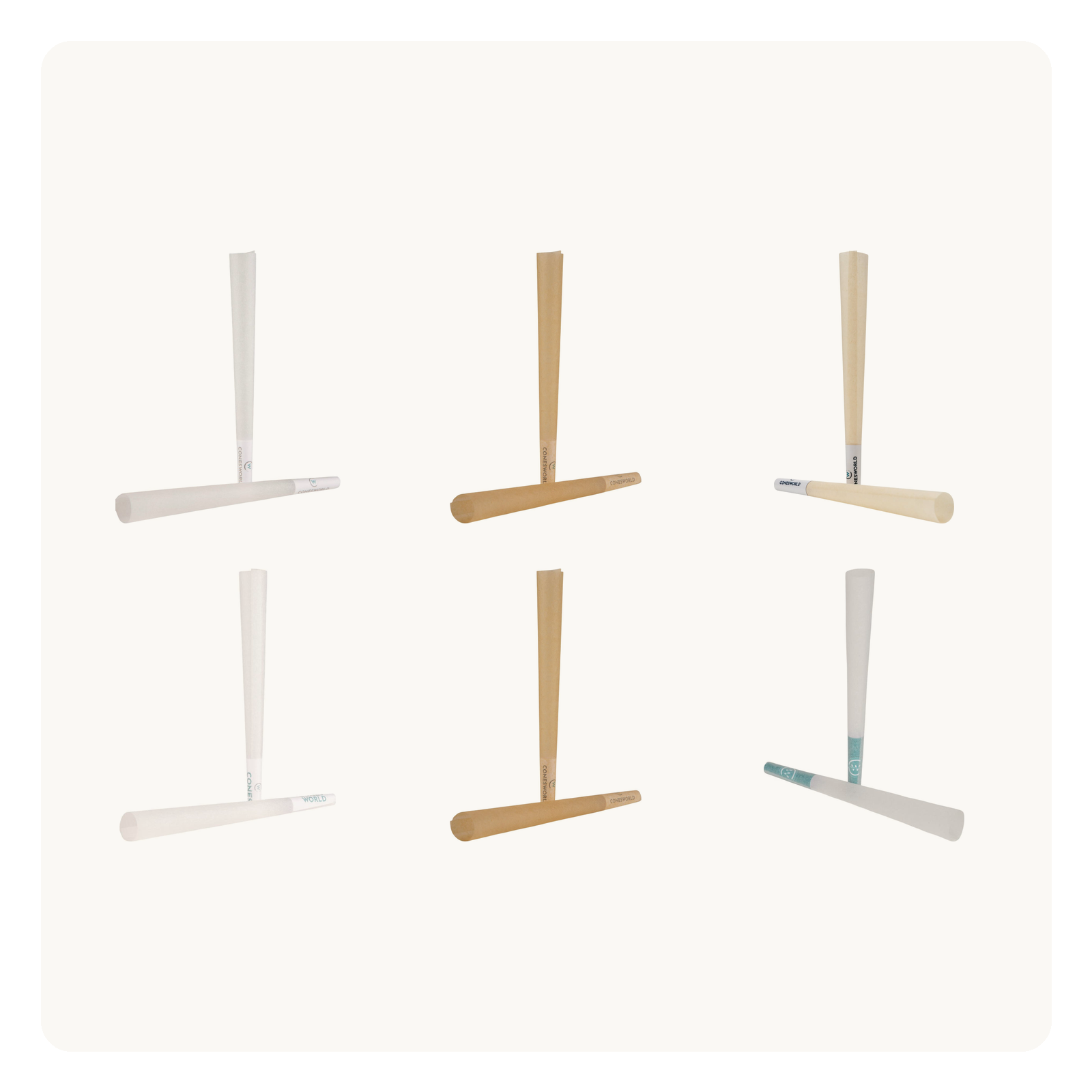 Dispensary Starter Case: 12 Boxes, 3 Papers & 3 Sizes: composite of the 6 products included