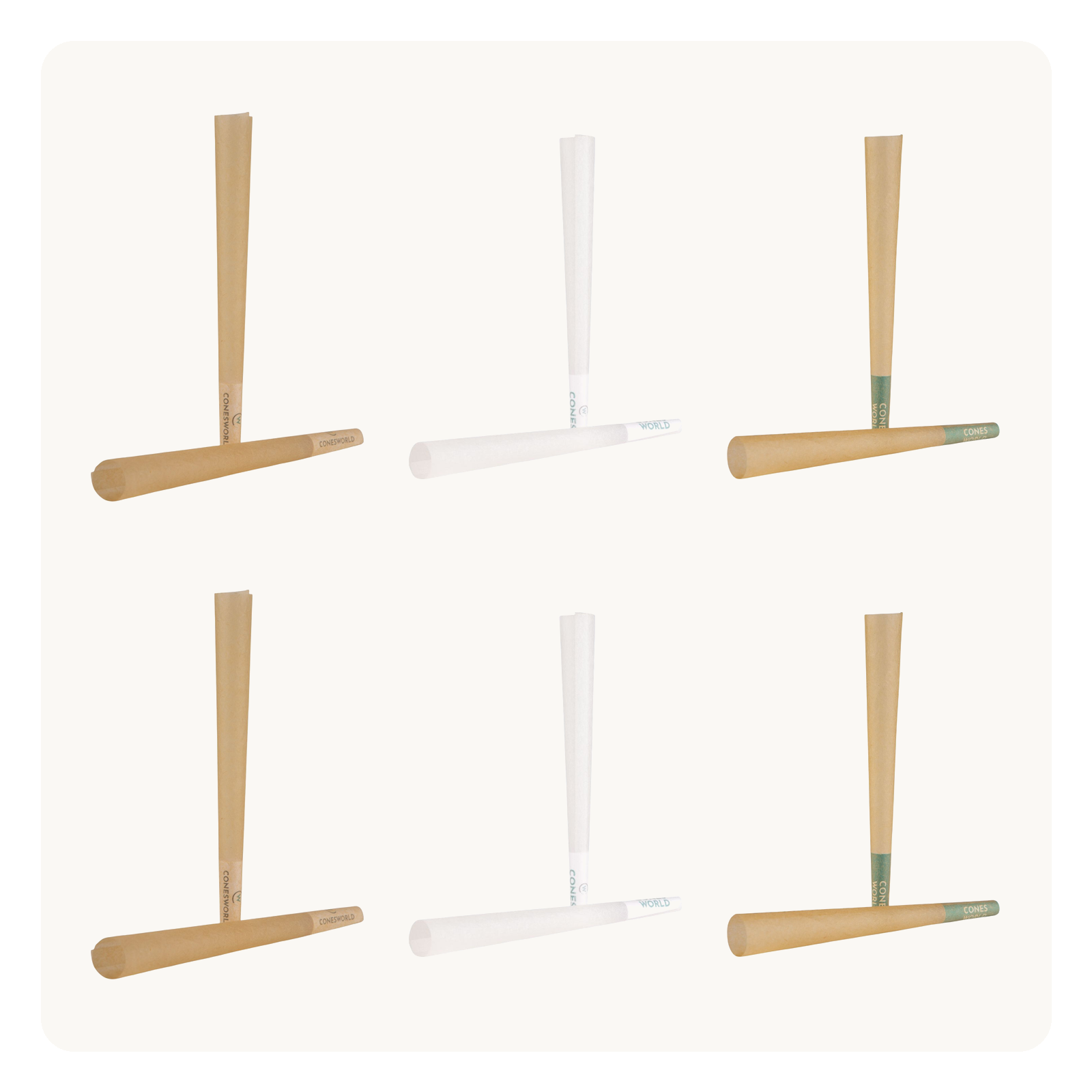 Dispensary Starter Kit: six boxes of 109 mm, 98 mm and 84 mm pre-rolled cones