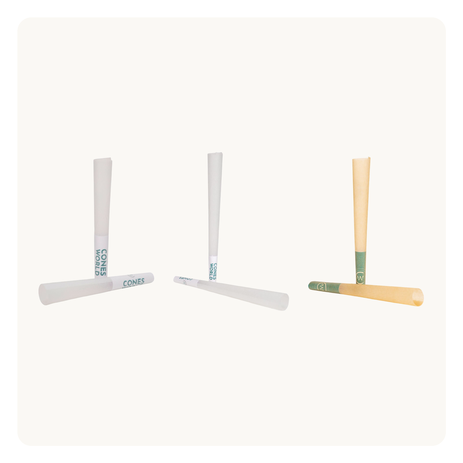 Reefer Trio Bundle: 109 mm and 98 mm reefer-style cones with 40 mm tips